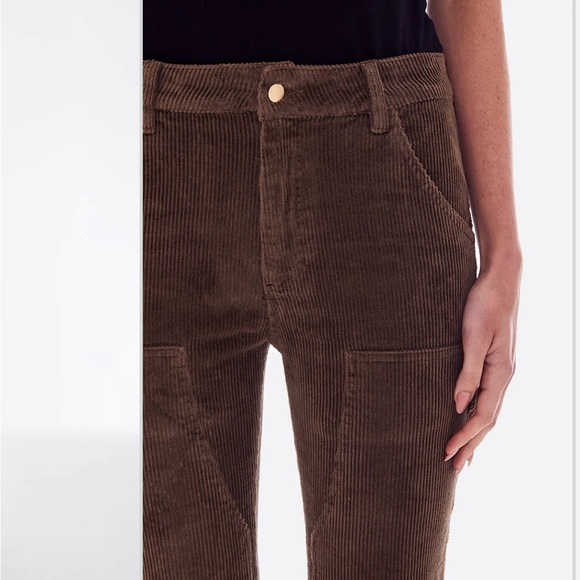 Women's Corduroy Pants in Brown - Picture 3 of 3